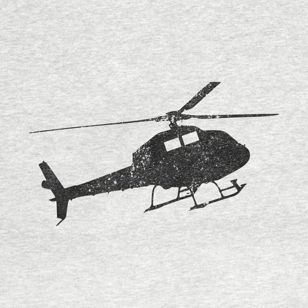 Black helicopter design by HBfunshirts